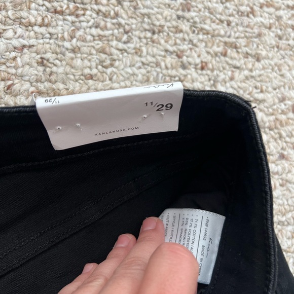 NWT black Kan Can jeans size 11/29 - Picture 5 of 7